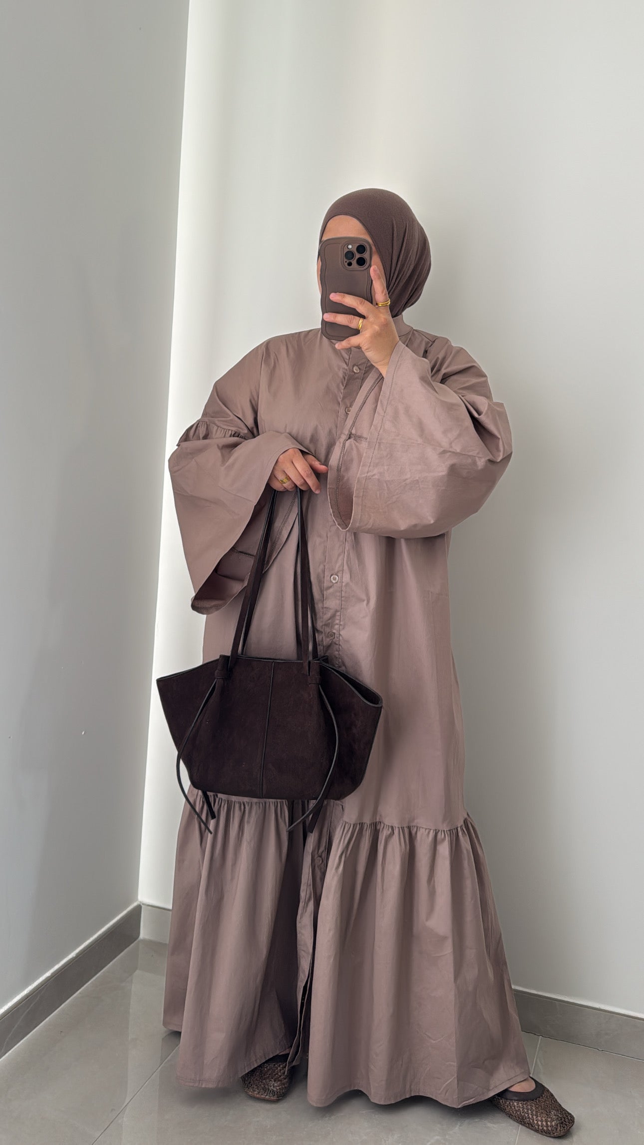 Robe AMALYA - TAUPE