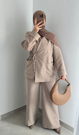 Ensemble CAPPUCCINO - Taupe