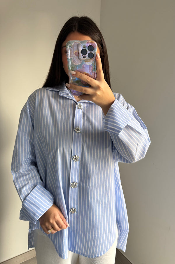 Chemise rayée Bleu et Blanc