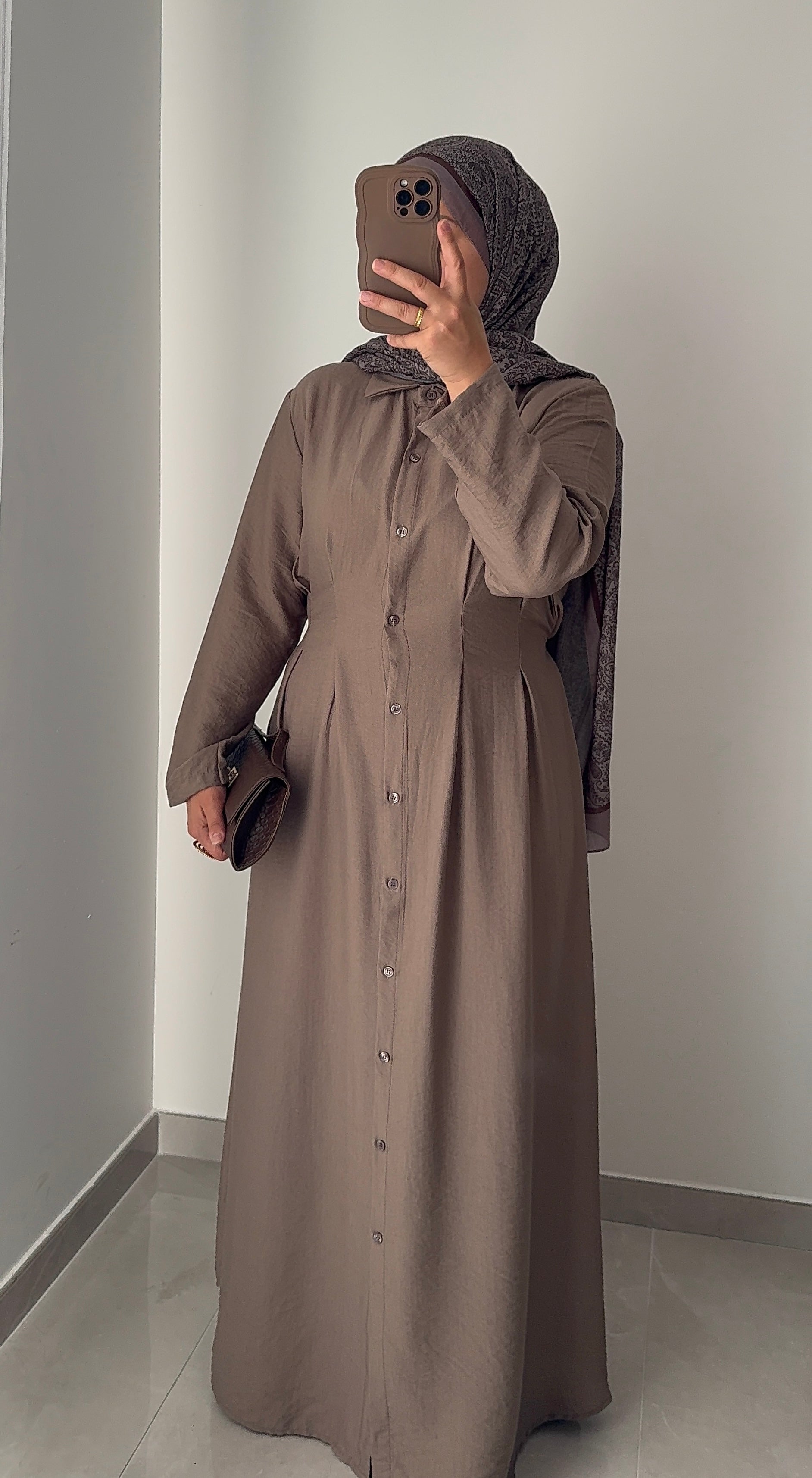 Robe JASMIN - TAUPE