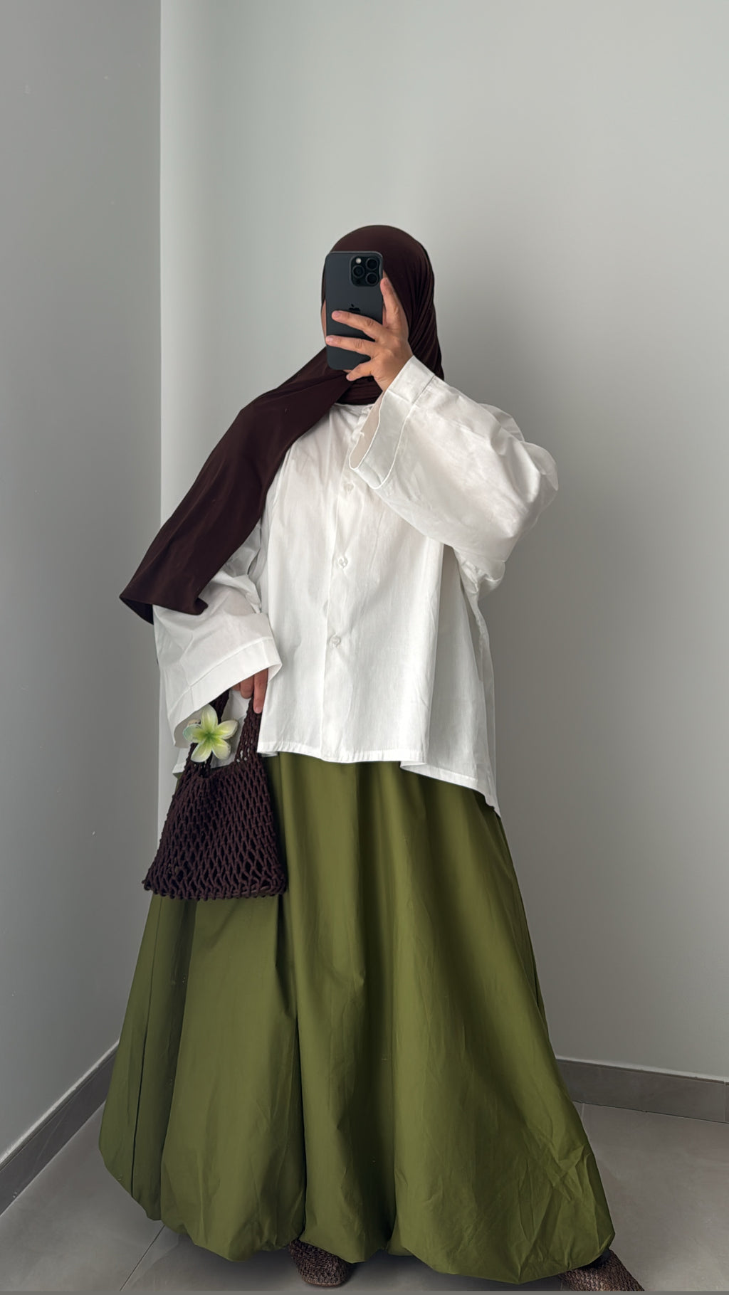 Chemise oversize - BLANC