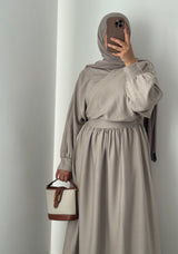 Robe porte feuille - TAUPE