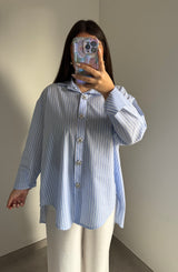 Chemise rayée Bleu et Blanc