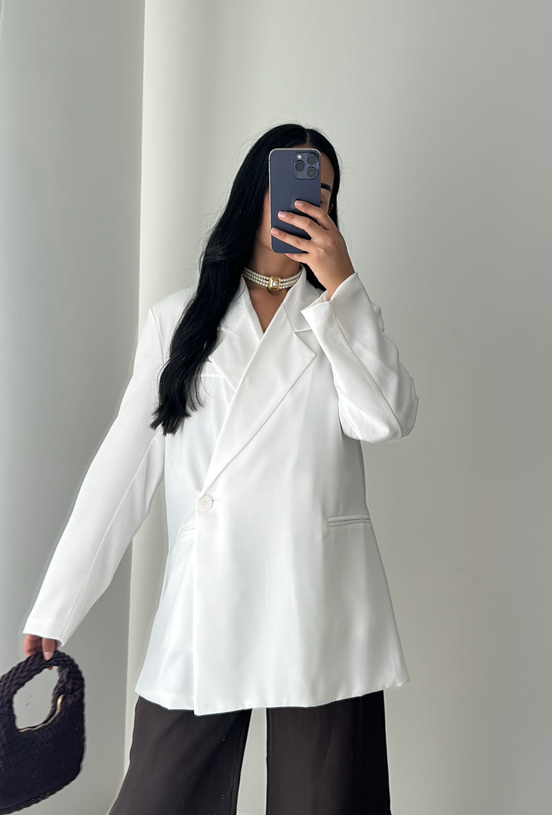 Blazer TARA - BLANC