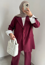 Tailleur veste / pantalon - CHERRY
