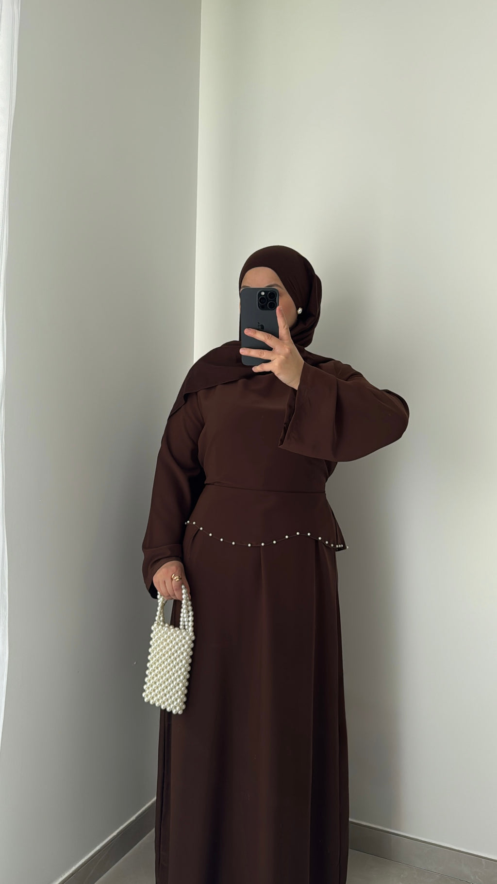 Robe ELINA - MARRON