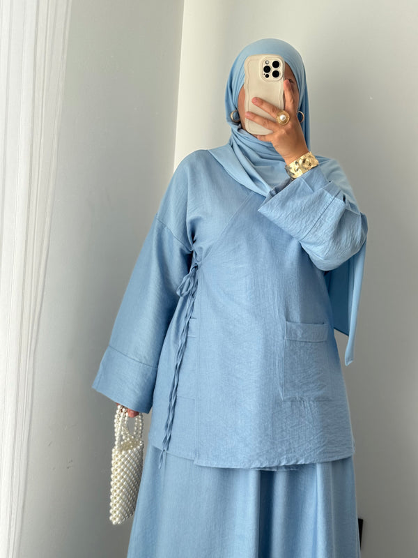 Ensemble IRIS - BLEU PASTEL