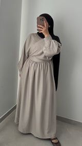 Robe porte feuille - TAUPE
