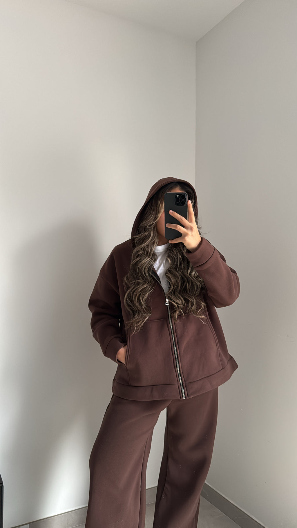 Ensemble WINTER COZY - MARRON