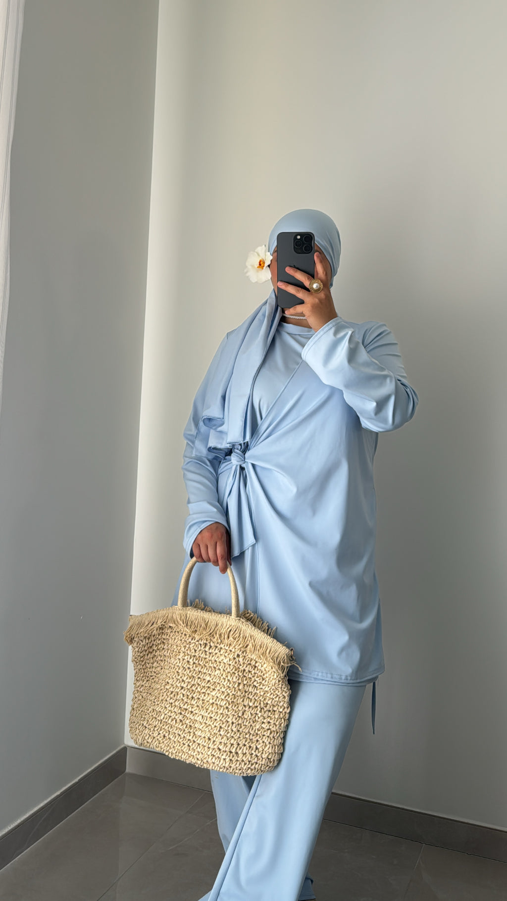 Burkini Soléa 3 pièces - BLEU CIEL