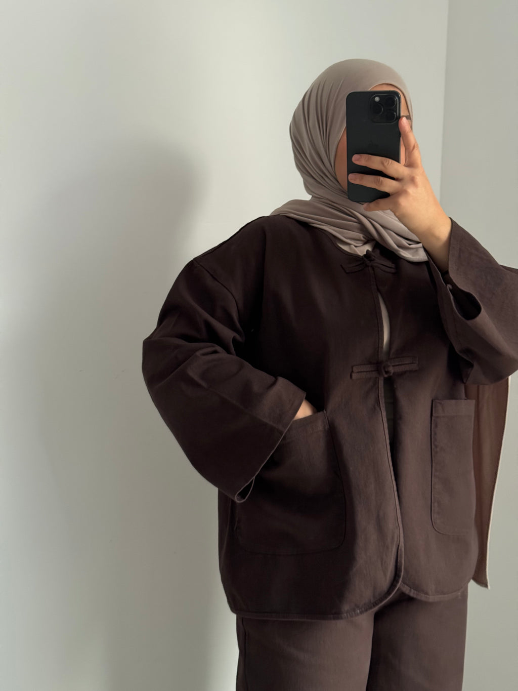 Ensemble YARA DENIM - MARRON