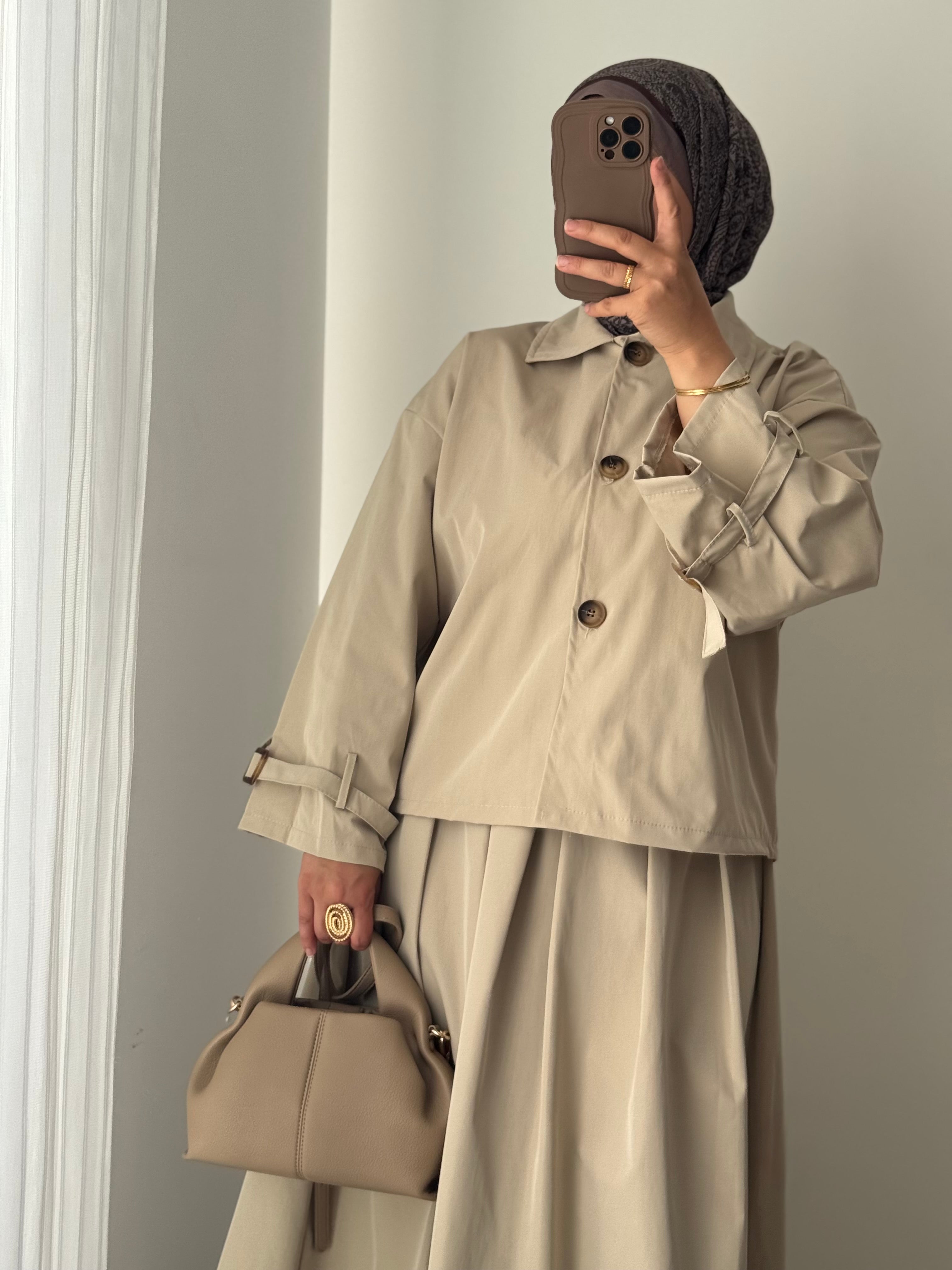 Ensemble TRENCH ADELIA « LONG » - BEIGE