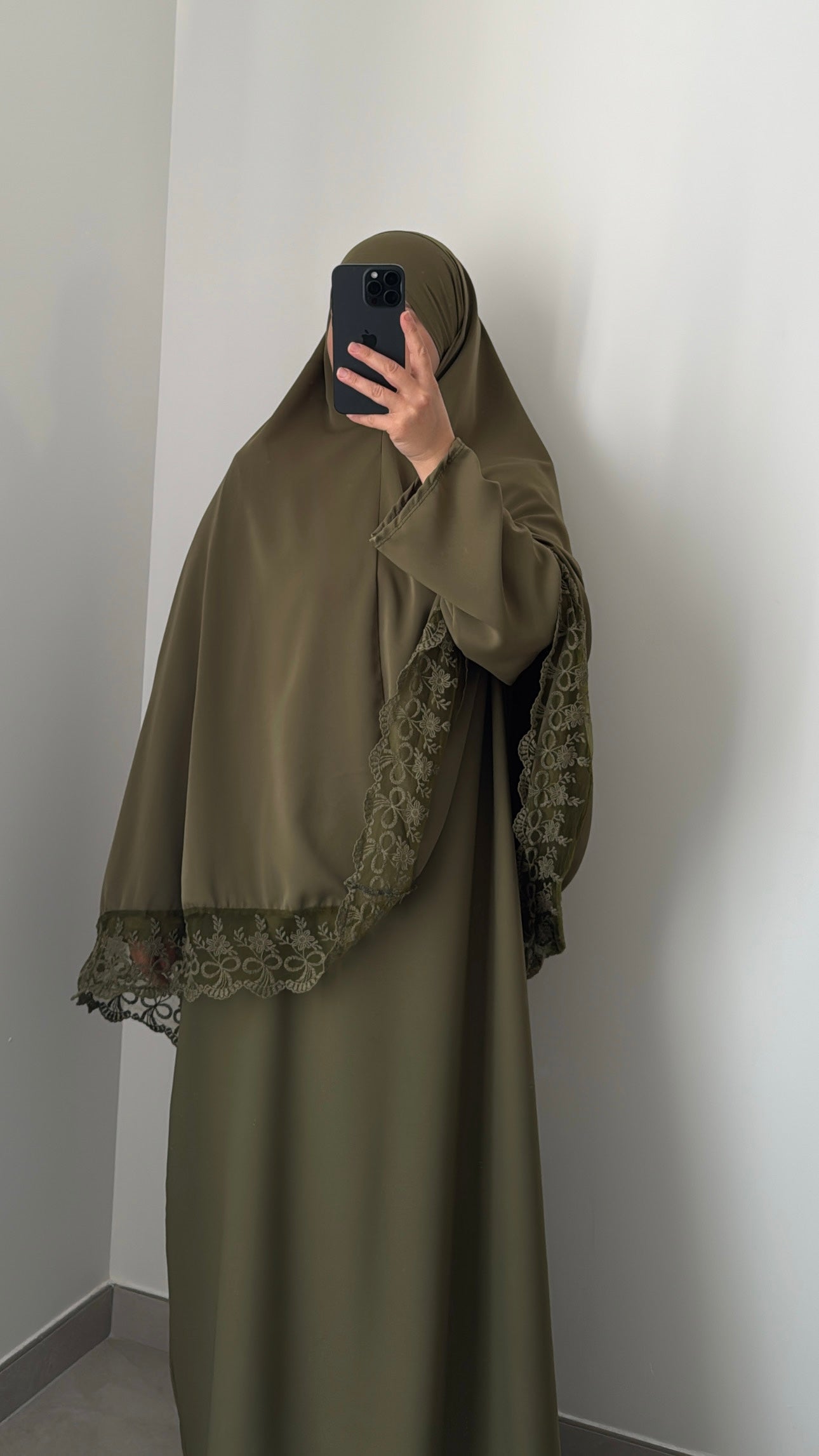 Abaya SABR - PISTACHE