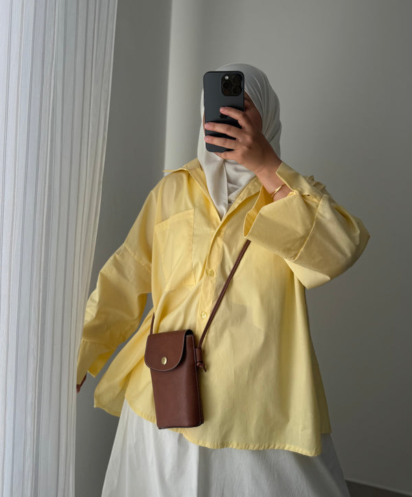 Chemise Solène - JAUNE