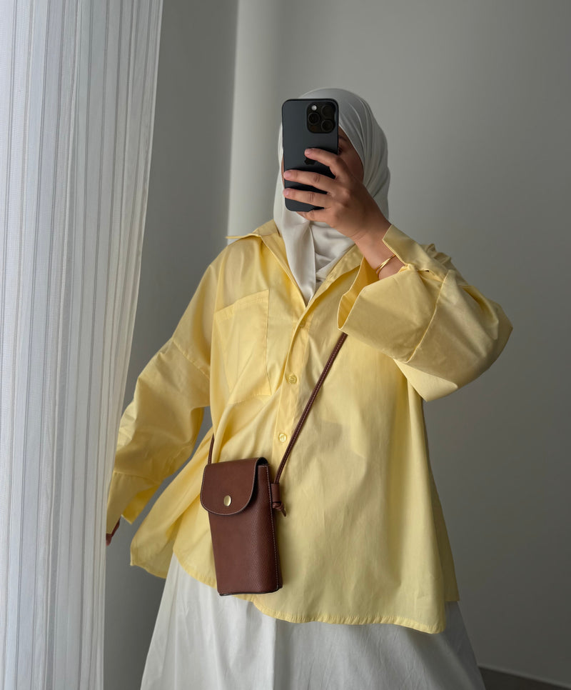 Chemise Solène - JAUNE
