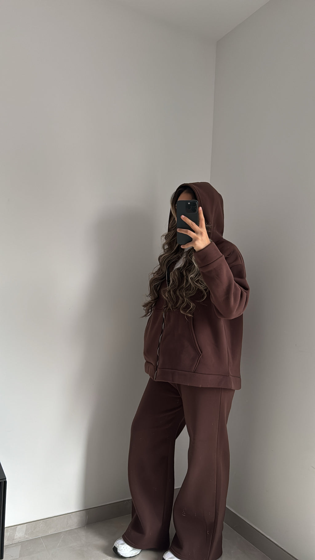 Ensemble WINTER COZY - MARRON