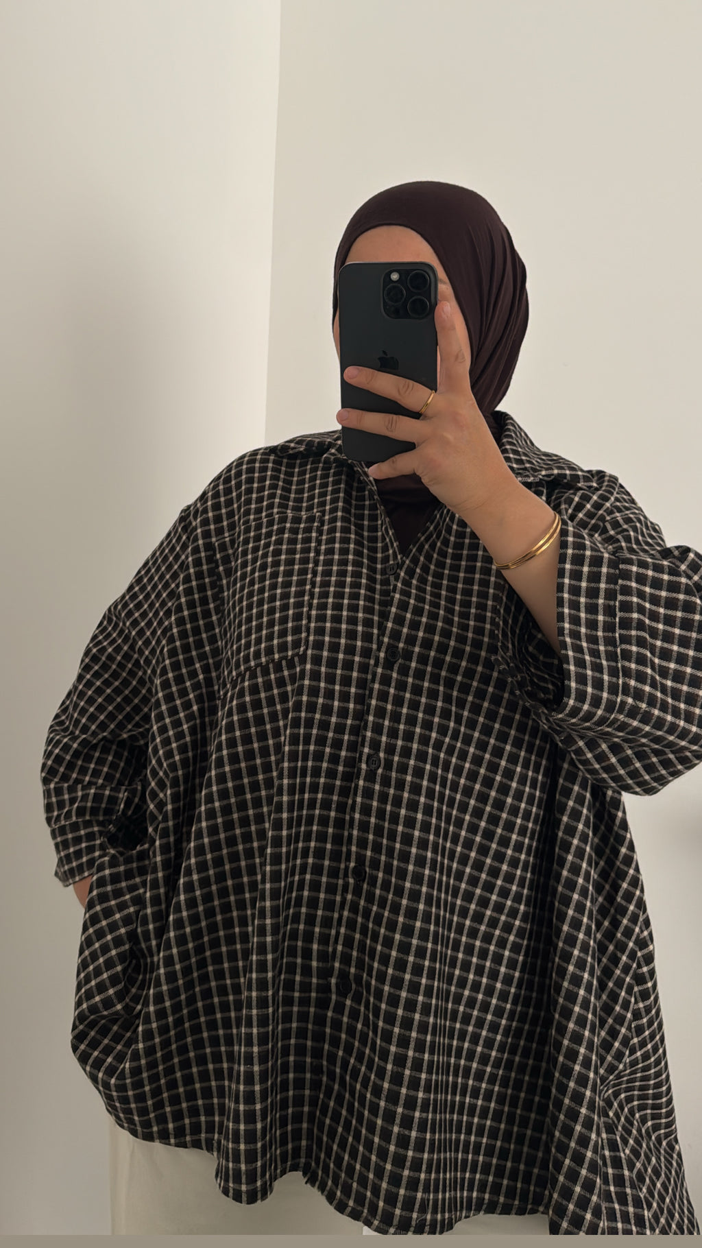 Chemise VICHY - MARRON