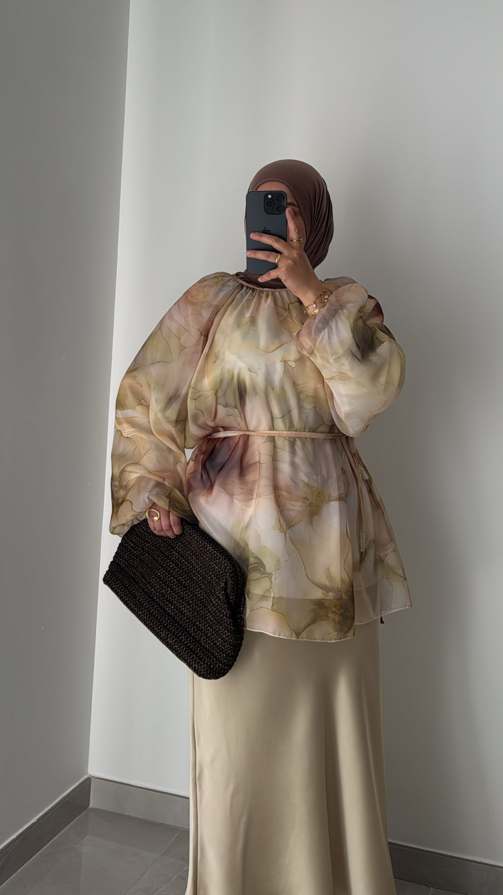 BLOUSE MOUSSELINE - VERT