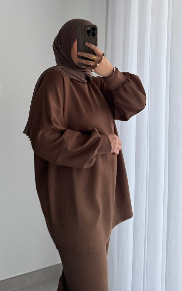 Ensemble casual - MARRON