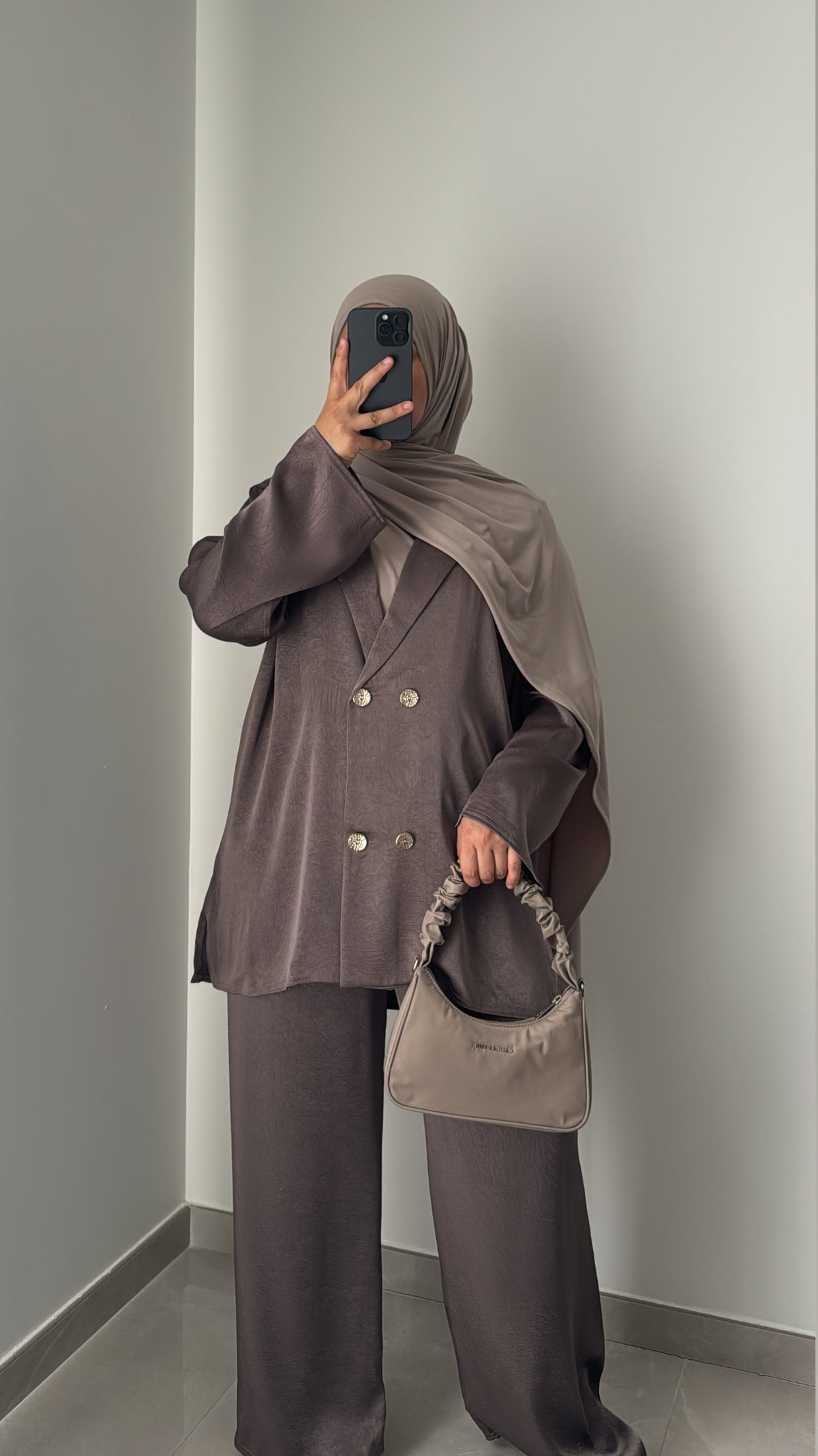 Ensemble MAYA - GRIS TAUPE