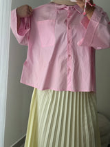 Chemise oversize asymétrique - ROSE