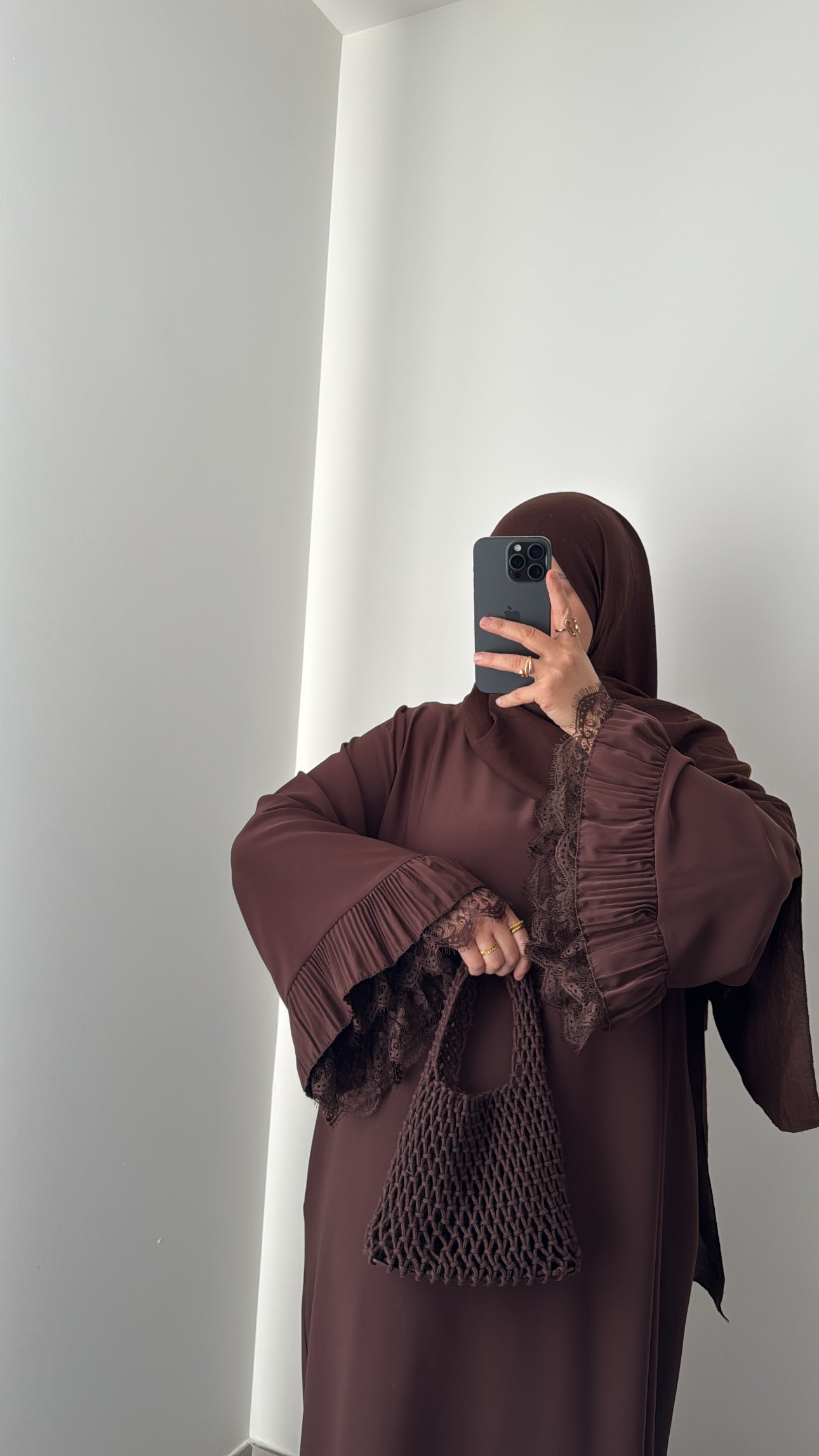 Abaya Nayla - MARRON