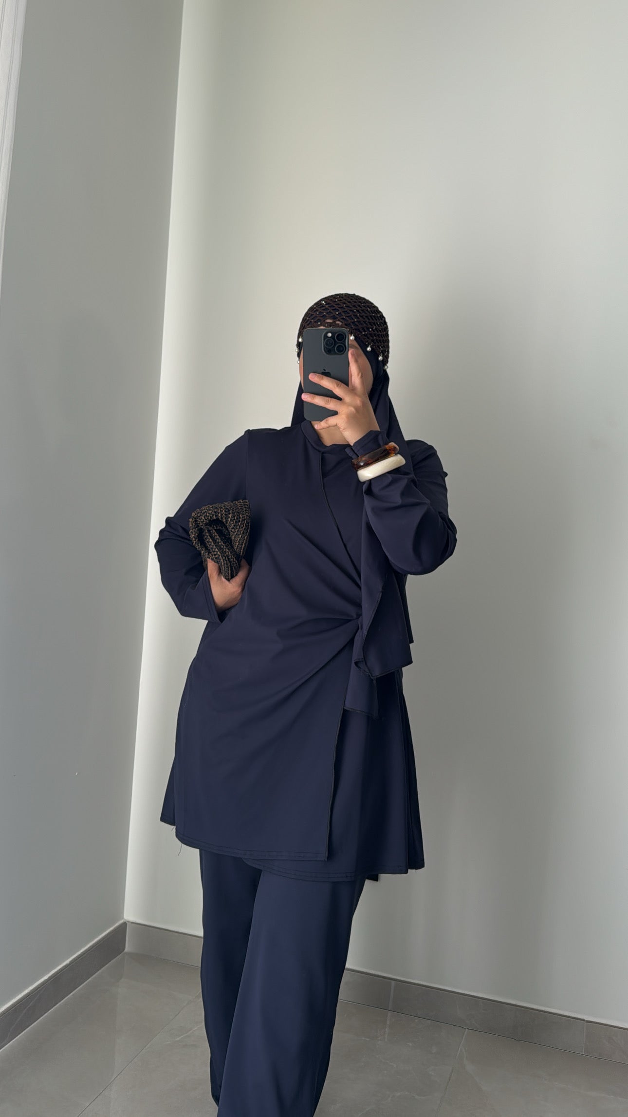 Burkini Soléa 3 pièces - BLEU MARINE