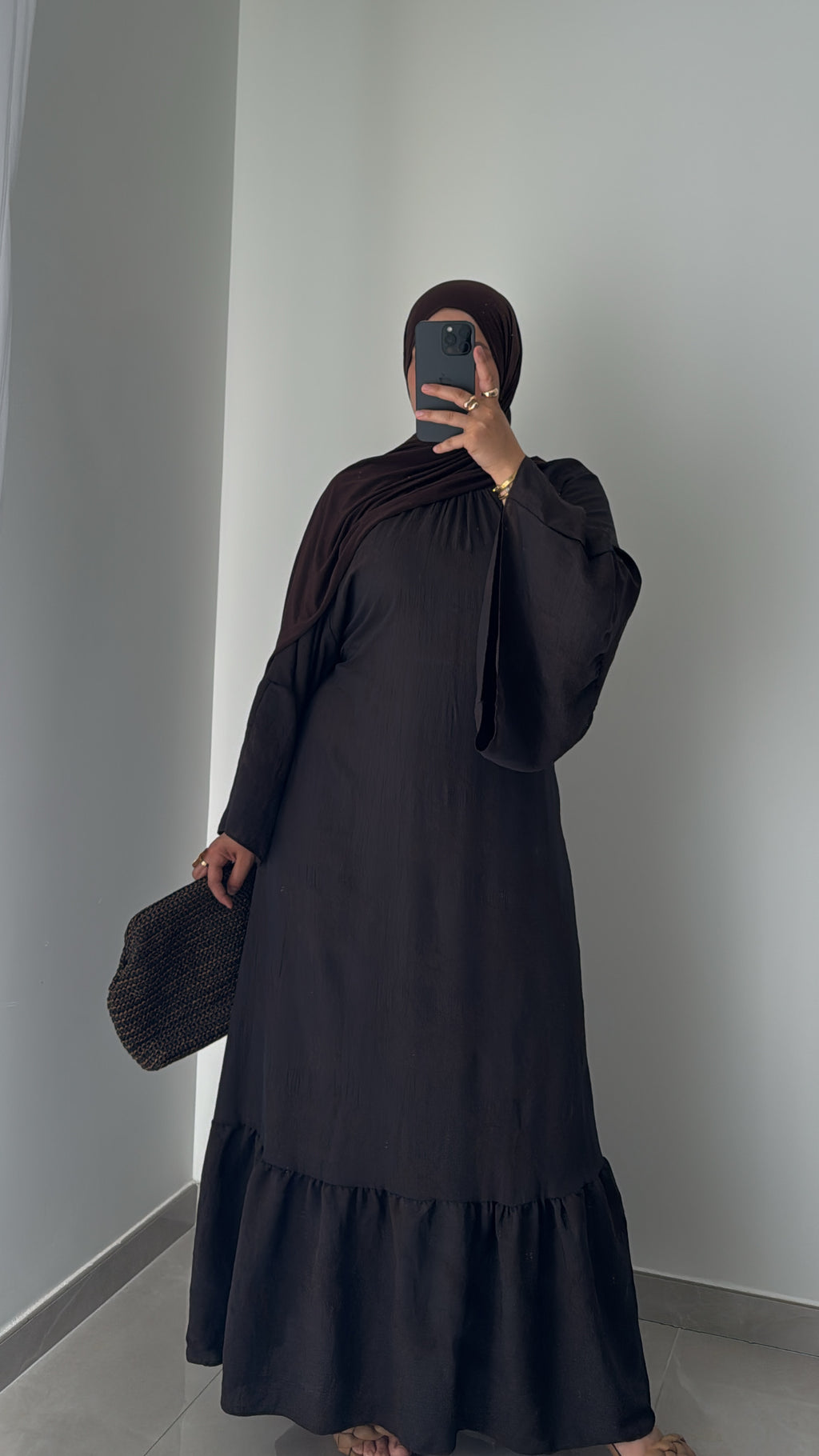 Robe LAYAL - MARRON