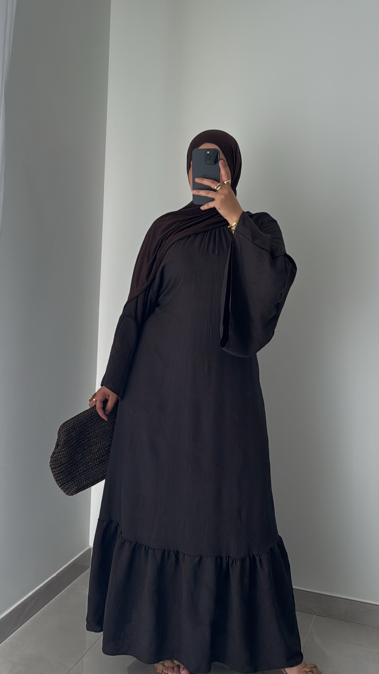 Robe LAYAL - MARRON