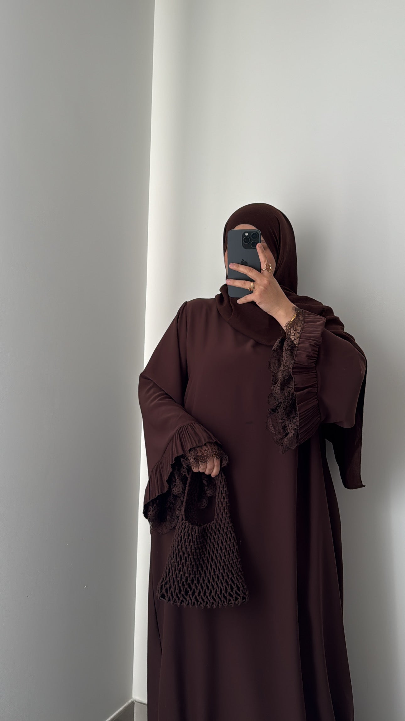 Abaya Nayla - MARRON