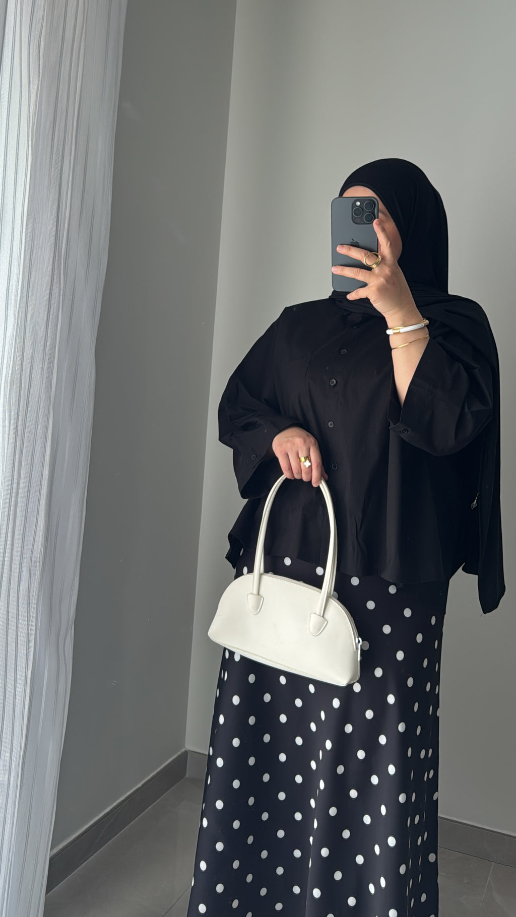 Chemise oversize - NOIR