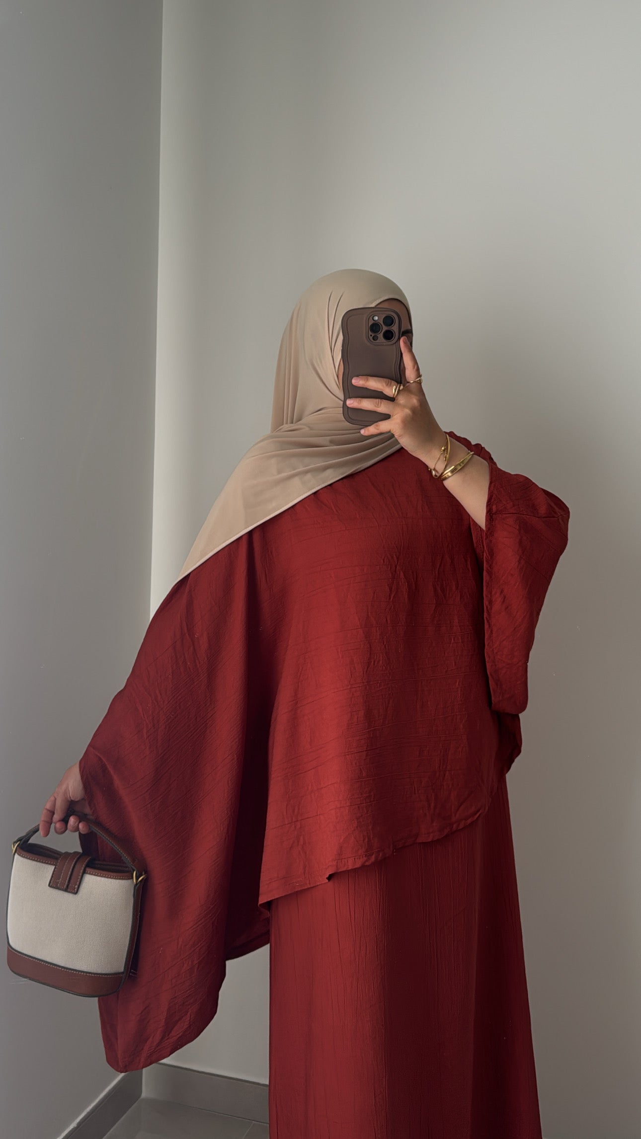 Robe SAFIRA - BRIQUE