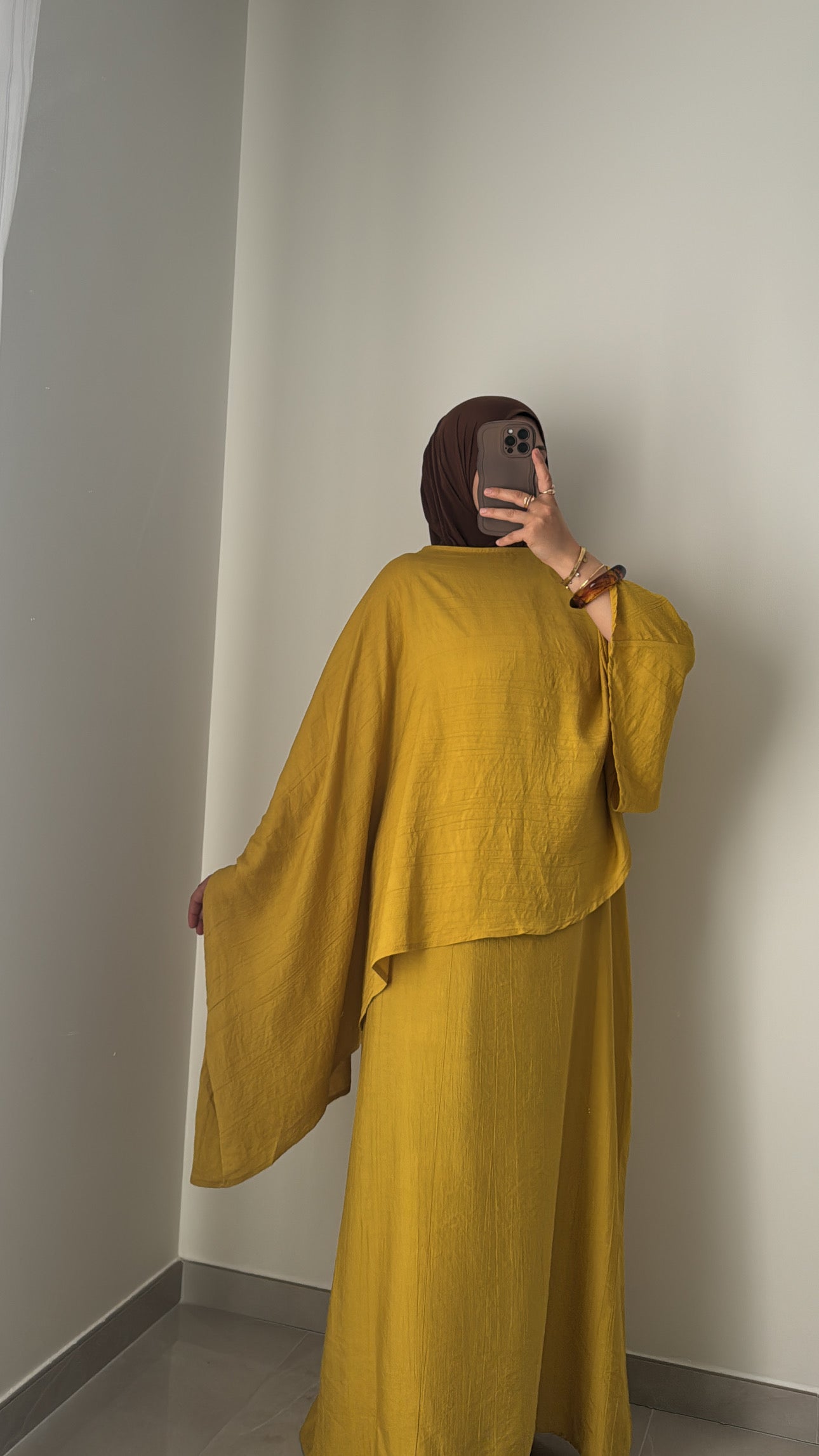 Robe SAFIRA - MOUTARDE
