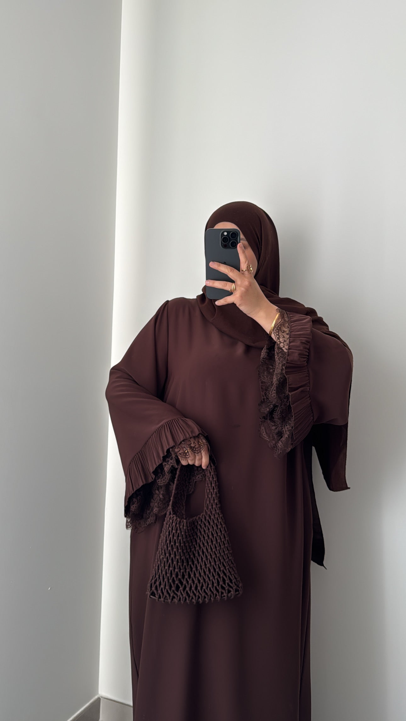 Abaya Nayla - MARRON