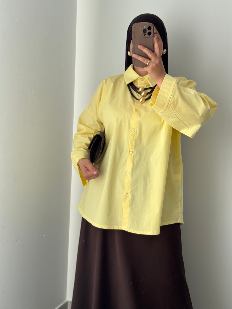 Chemise SORA - JAUNE