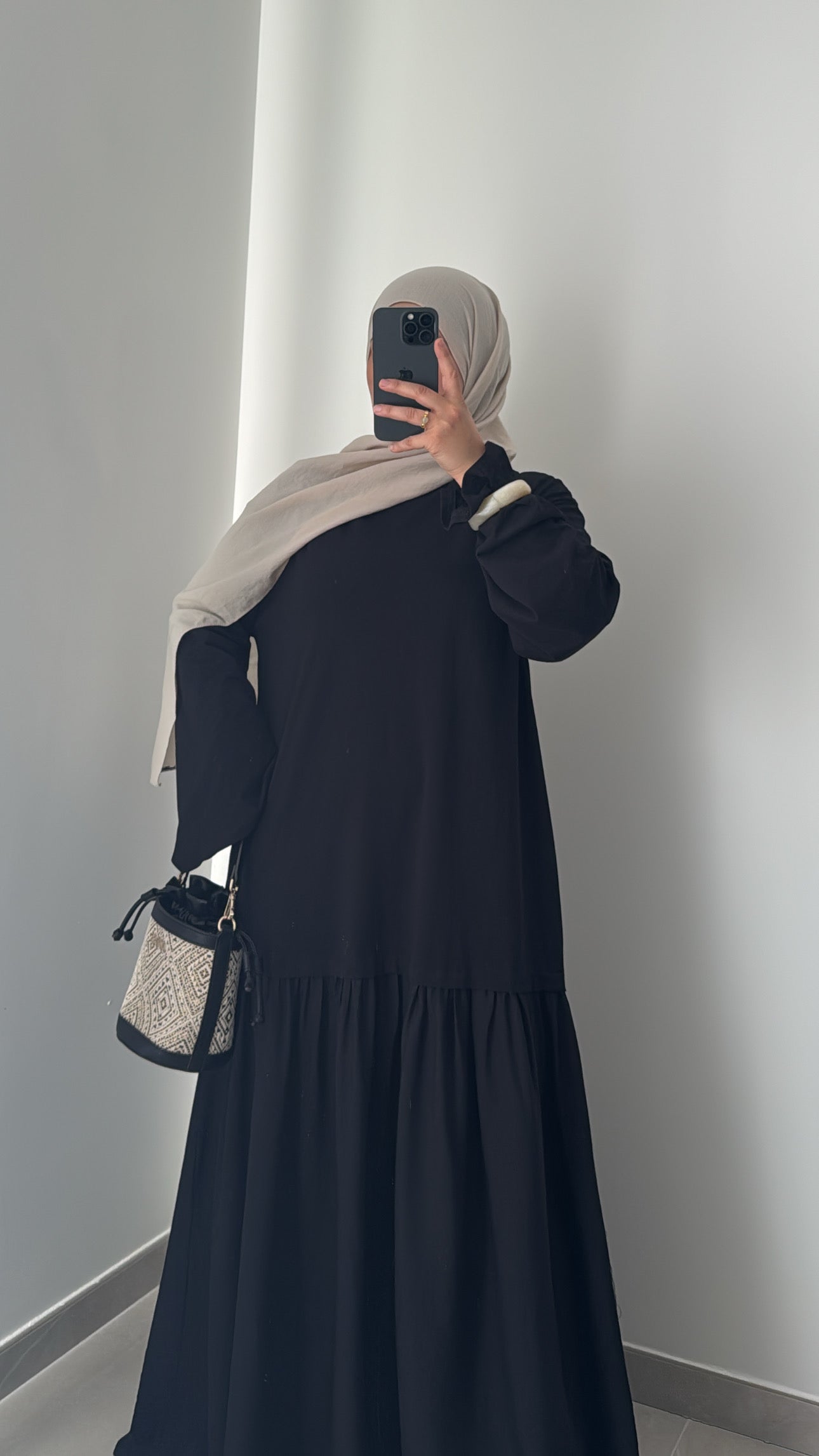 Robe BI- MATIÈRE - NOIR