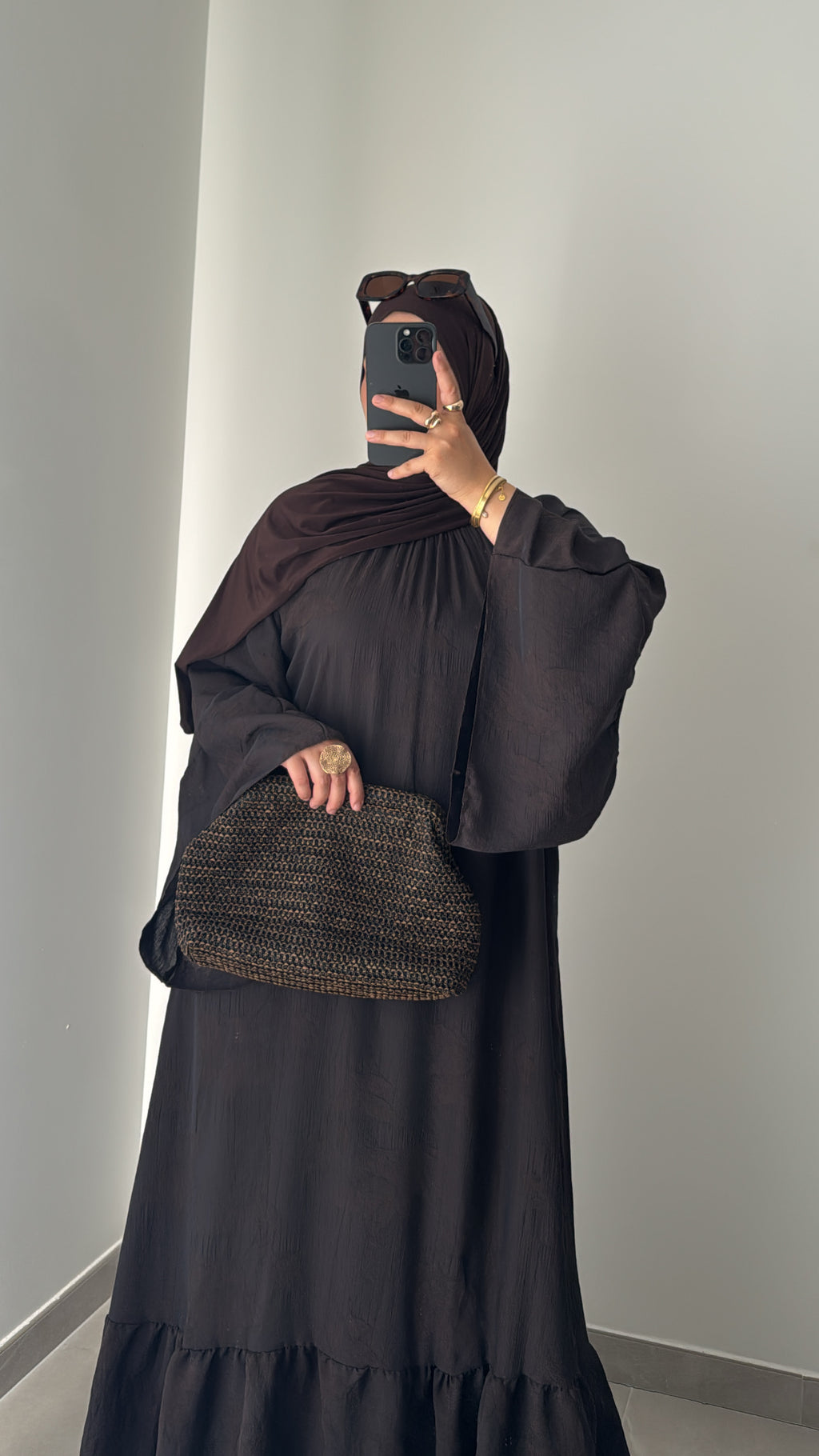 Robe LAYAL - MARRON