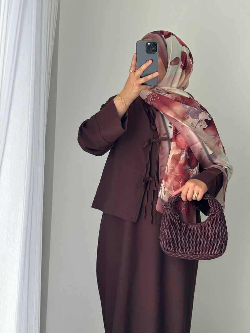 Robe NOELIA- MARRON