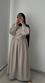 Robe porte feuille - TAUPE
