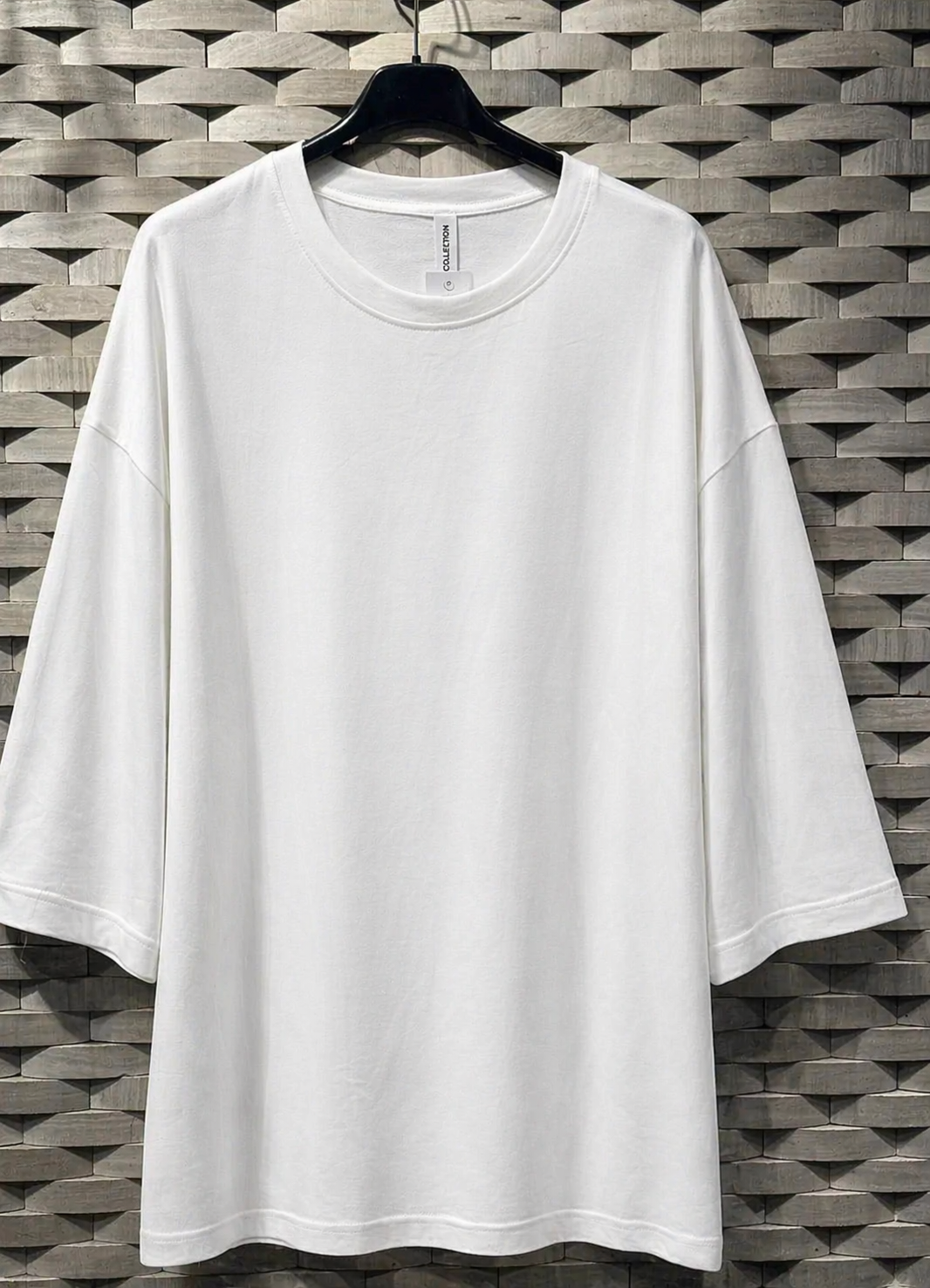 T-SHIRT MANCHES LONGUES- BLANC