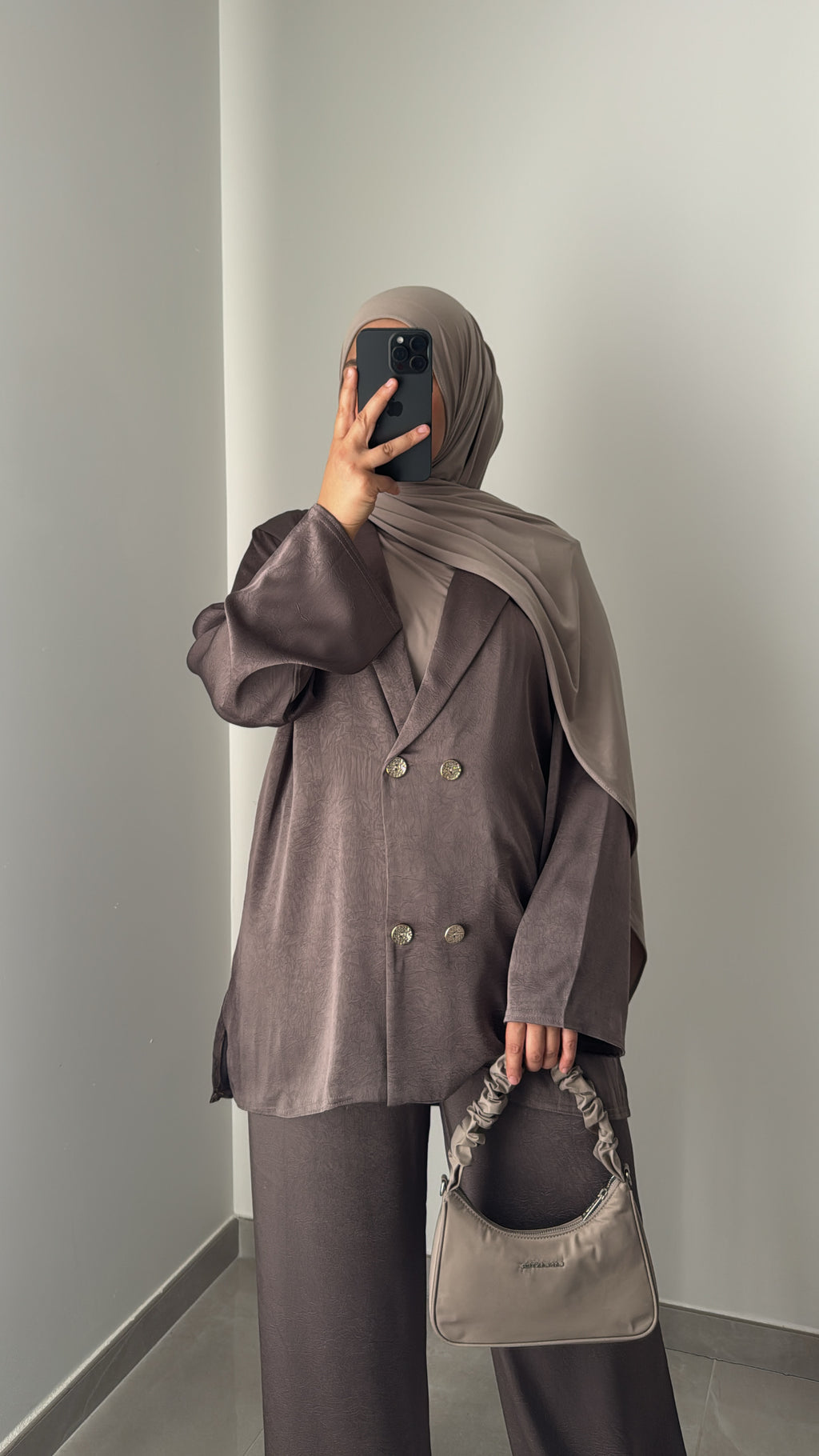 Ensemble MAYA - GRIS TAUPE
