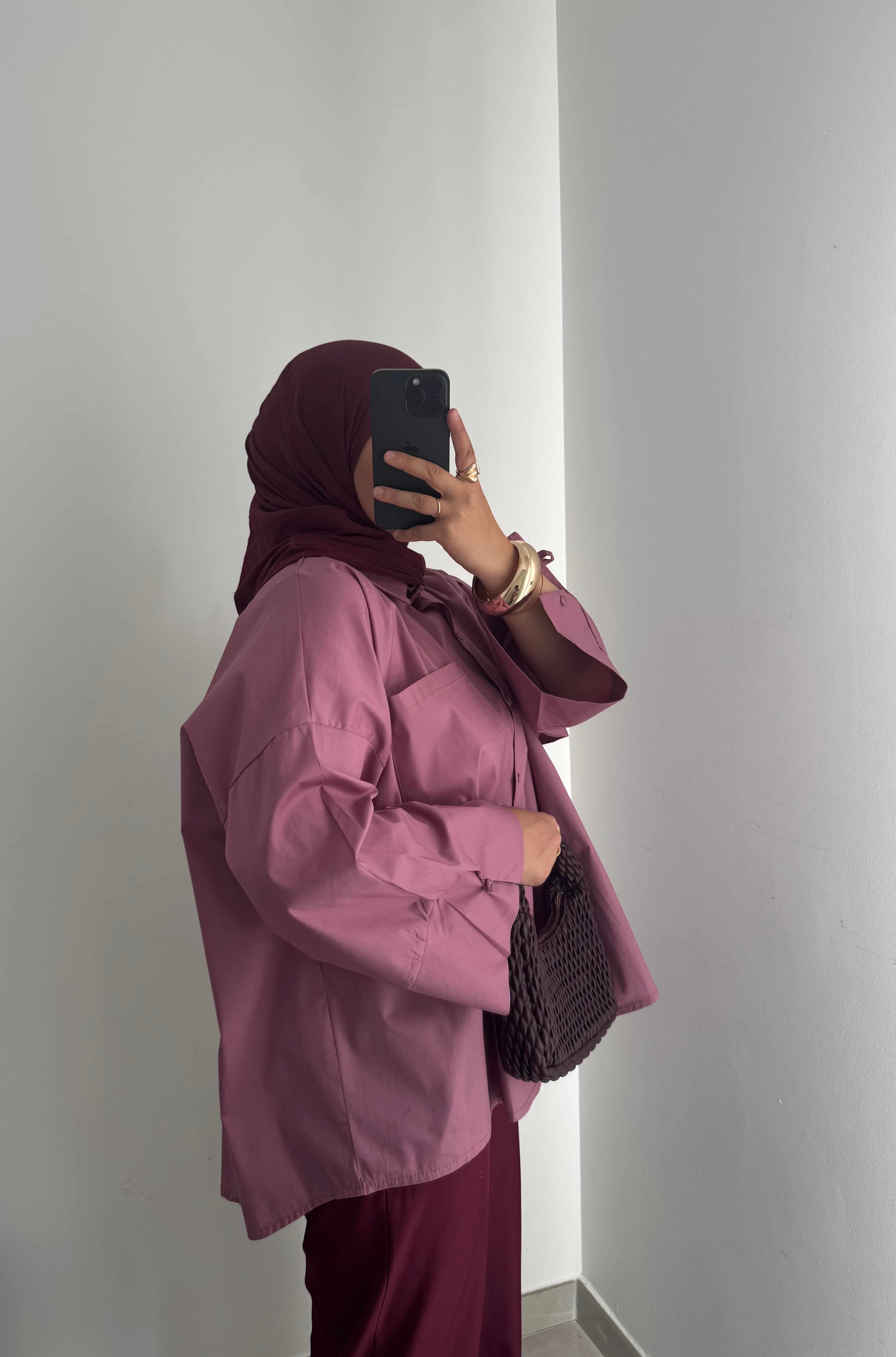 Chemise Solène - VIEUX ROSE