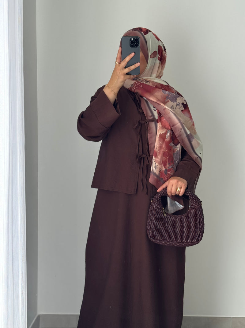 Robe NOELIA- MARRON
