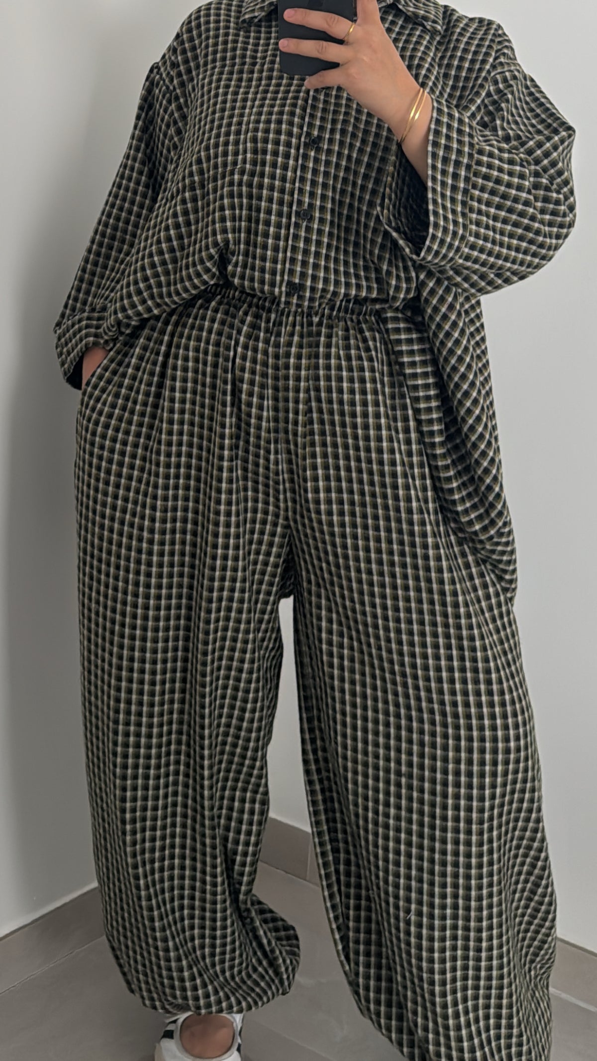 Pantalon VICHY - KAKI
