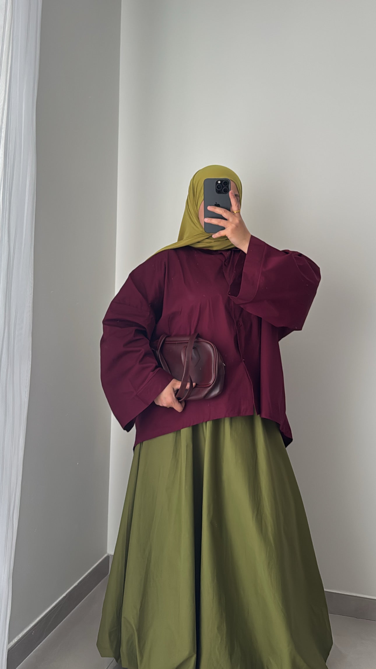 Chemise oversize - CHERRY