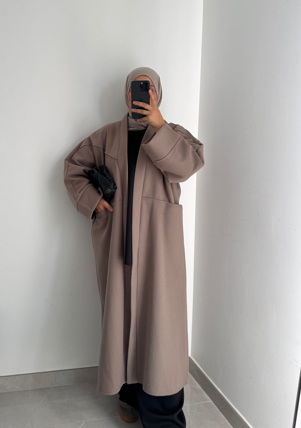 Manteau oversize - Taupe