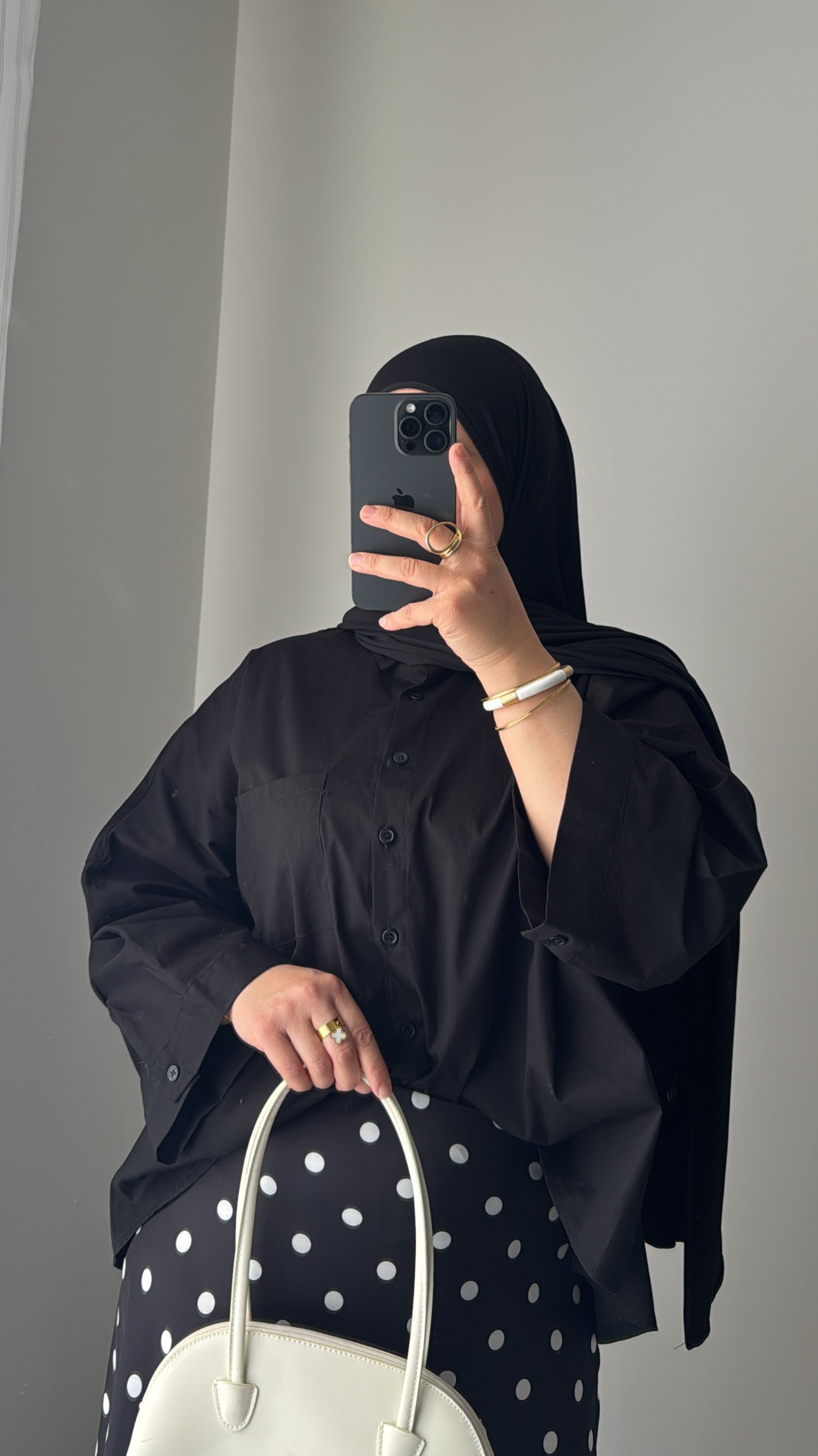 Chemise oversize - NOIR