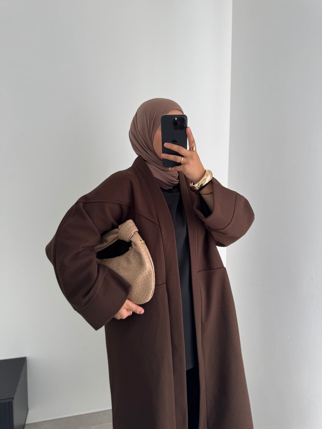 Manteau oversize - MARRON