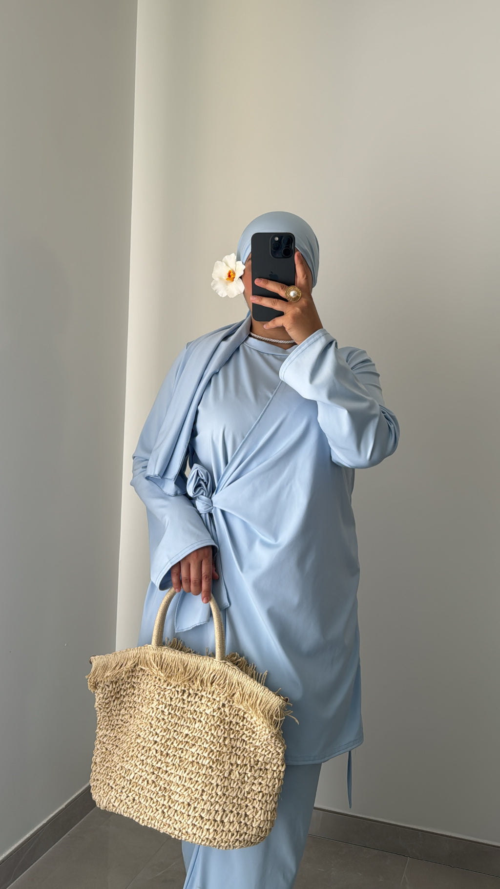 Burkini Soléa 3 pièces - BLEU CIEL