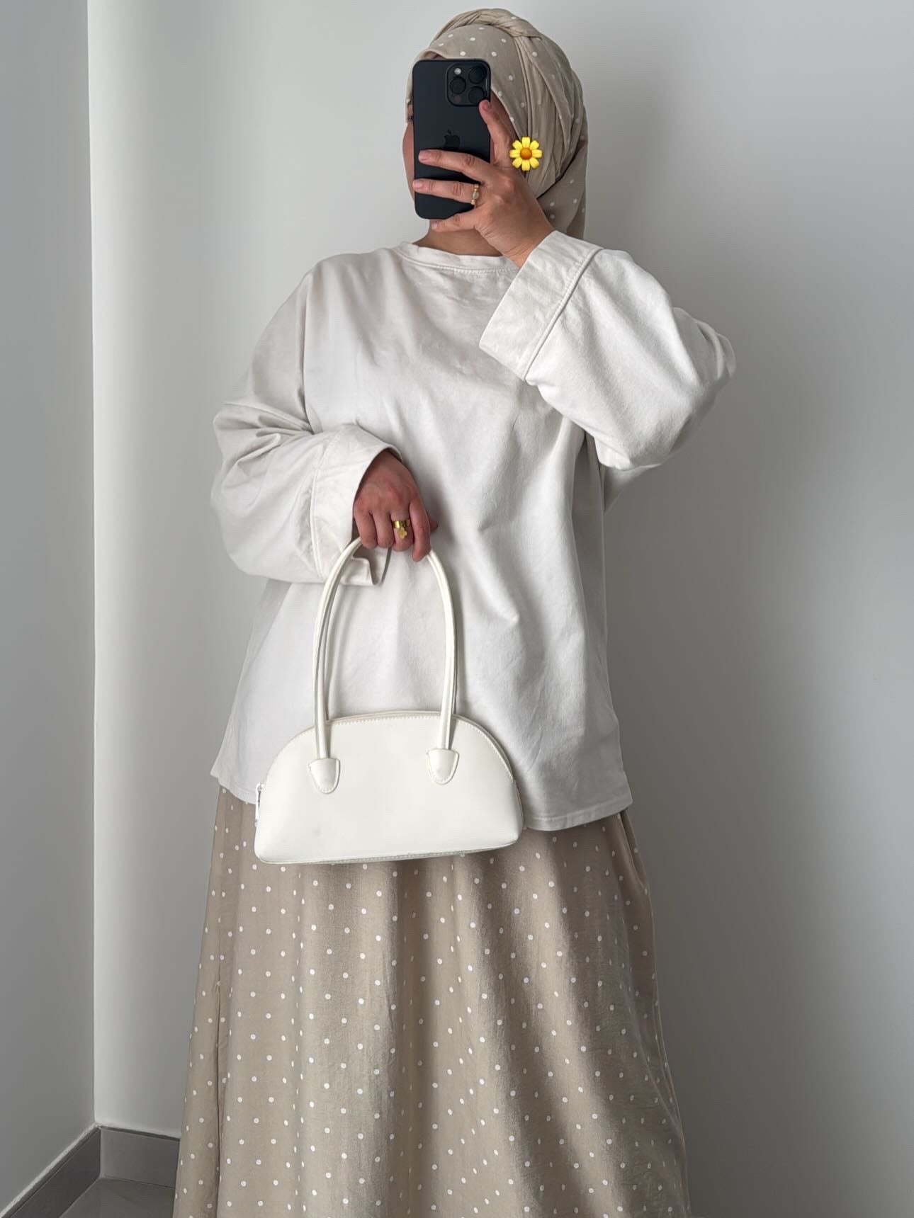 Ensemble NEVIA ( jupe + hijab ) - BEIGE